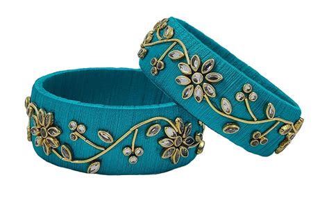 Top Silk Thread Bangles Images New Designs Amazing Collection