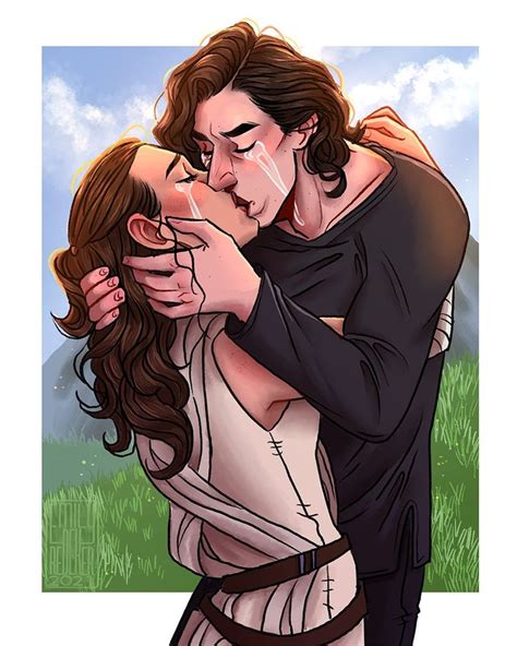 Emily Redeker On Twitter Reylo Fanart Star Wars Fan Art Reylo