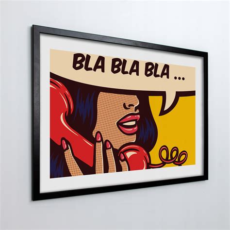 Obraz w ramie na ścianę Pop art telefon 70x50 cm 010330010120200039803