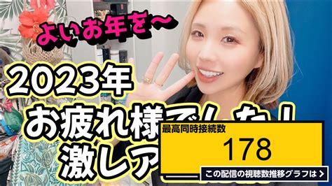 ライブ同時接続数グラフ『2023年お疲れ様でした！激レア雑談生配信【星野るり】 』 Livechart