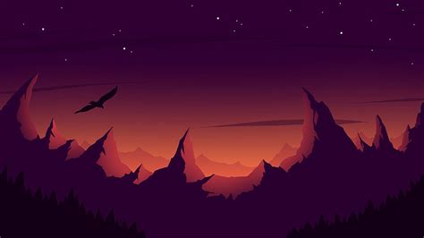 Eagle Mountain Sunset Minimalist 1440P Resolution, 2560X1440 Sunset HD wallpaper | Pxfuel