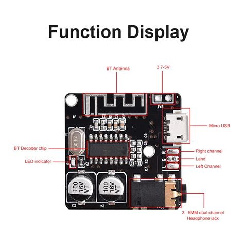 VHM 314 Bluetooth Audio Receiver Board Bluetooth 5 0 MP3 Lossless