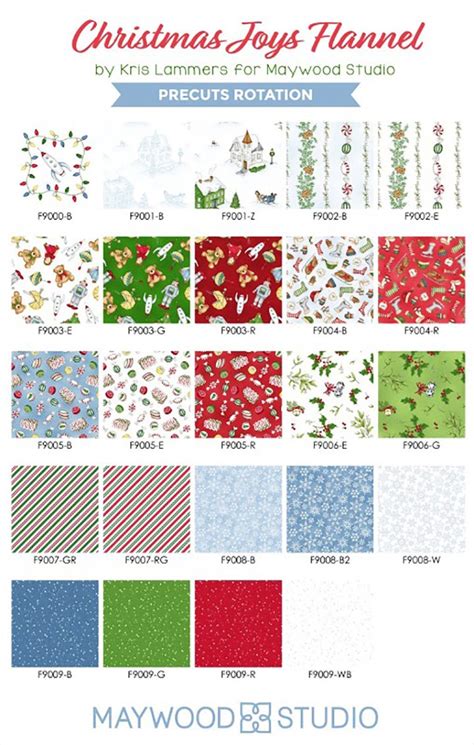 Flannel Christmas Joys Fat Quarter Bundle 23 Pieces Etsy