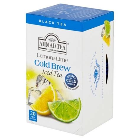 AHMAD TEA Cold Brew lemon and lime 20 x 2 g alu sáček čaj Al Namura