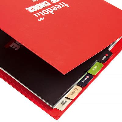 Изготовление папок на кольцах в типографии Print Space