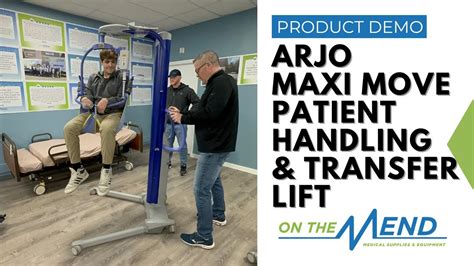 ARJO Maxi Move Patient Handling Transfer Hoyer Lift YouTube