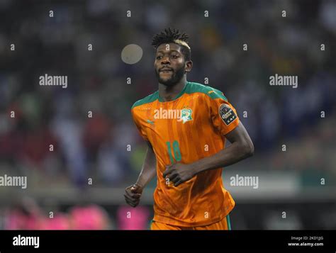 Ibrahim Sangaré of Ivory Coast during Egypt versus Ivory Coast African