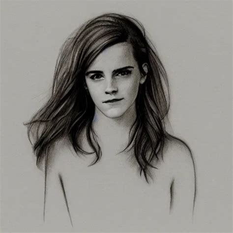 Emma Watson Pencil Sketch Stable Diffusion Openart