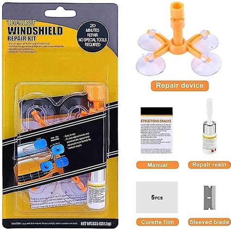 Rain X Windshield Repair Kit Quick And Easy Durable Resin