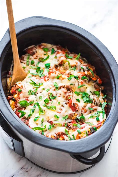Crock Pot Pasta | Healthy Slow Cooker Pasta Recipe