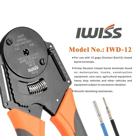 Iwiss Iwd Mini Hand Tool Closed Barrel Cr Grandado