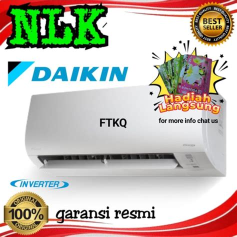 Jual AC DAIKIN 3 4pk DAIKIN FTKQ 20 UV Pasang Instalasi FLASH