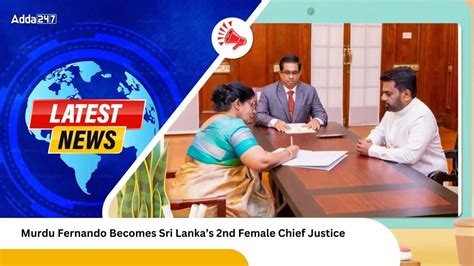 Murdu Fernando Becomes Sri Lanka S 2nd Female Chief Justice