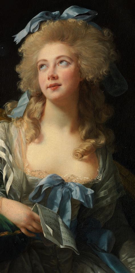 artisticinsight Detail of Madame Grand 1783 by Louise Élisabeth Vigée