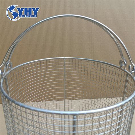 Customizable Multifunctional Stainless Steel Mesh Basket Turnover Box