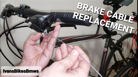 How To Replace A Bicycle Brake Cable On Flat Bar Hybrid Mountain Bike