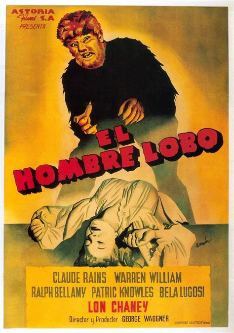 The Wolf Man 1941 Classic Horror Movies Posters Horror Movie Posters Classic Horror Movies