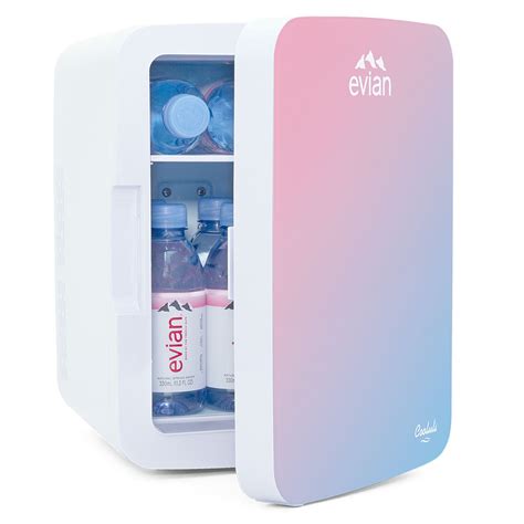 Evian X Cooluli Infinity 10L Mini Fridge Portable Mini Fridge