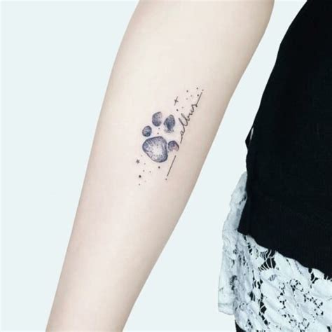 Adorable Paw Print Tattoo Ideas For Men Women In