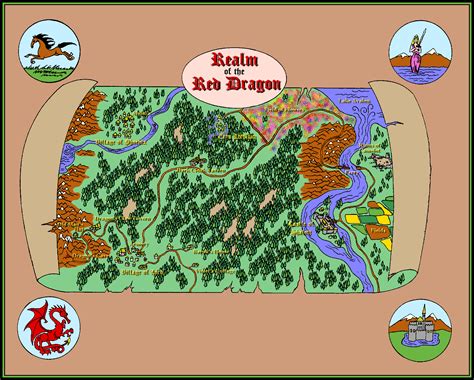 Maps of the Isle, Shalott, and the World 15th Century