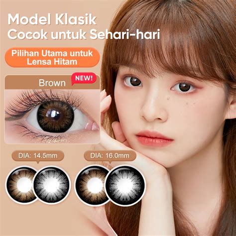 Jual Magister Softlens 14 50 16MM Big Eyes Soflens Hitam 16MM Softlen