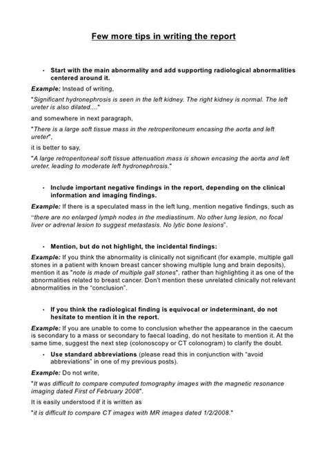 Abdominal X Ray Report Template 5 PROFESSIONAL TEMPLATES Free Word