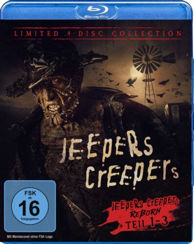 4x Jeepers Creepers Part 1 2 3 4 Reborn Limited 4disc Collection Blu Ray Box New Ebay