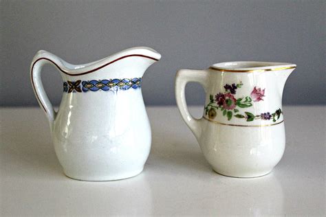 Vintage Restaurant Ware Creamers Lamberton China Restaurantware