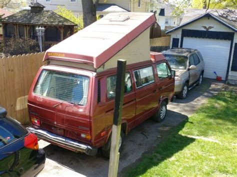 1987 Volkswagen Westfalia Vanagon Camper Weekender Edition For Sale