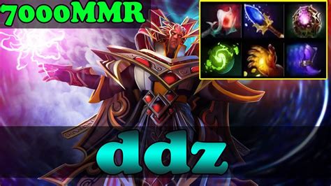 Dota Ddz Mmr Plays Invoker Vol Ranked Match Gameplay Youtube