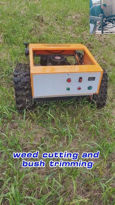 Ce Epa 16hp 9hp 7hp Strong Power 550mm Cutting Width Radio Controlled Weed Cutter Youtube