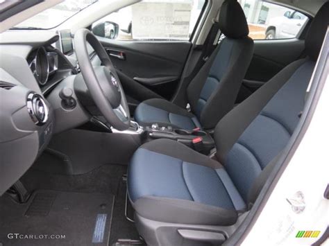 Mid Blue Black Interior 2017 Toyota Yaris Ia Standard Yaris Ia Model