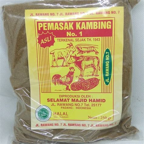 Jual Bumbu Masak Tempo Doeloe 250 GRAM Pemasak Kambing No 1 Murah