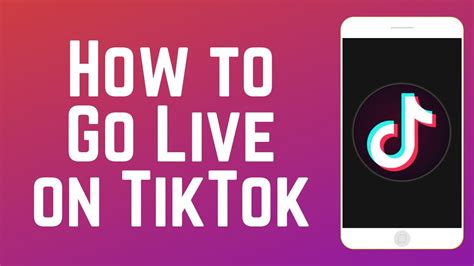 How To Go Live On TikTok In 2024 Beginners Guide YouTube