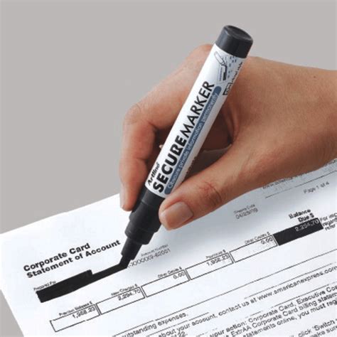 Artline Blackout Secure Redacting Pen Simply Stamps