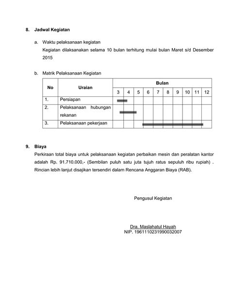 Kumpulan Tor Kerangka Acuan Kerja Pdf