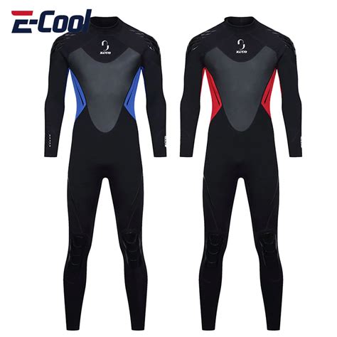 3MM Neoprene Wetsuit Men Scuba Diving Suit Spearfishing Swimwear