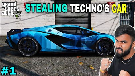 I Stole Techno Gamerzs Lamborghini Sian Gta V 1 Youtube