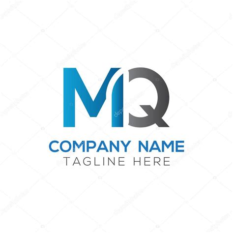 Plantilla De Vectores De Dise O De Logotipo De Letra Mq Inicial Dise O