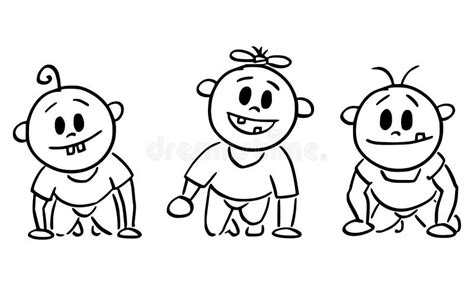 Stickman Baby Stock Illustrations 416 Stickman Baby Stock