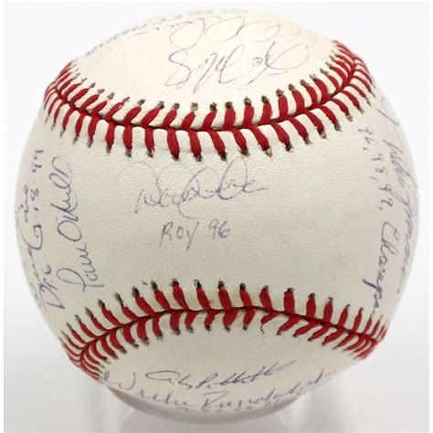 New York Yankees Le World Series Baseball Team Signed By