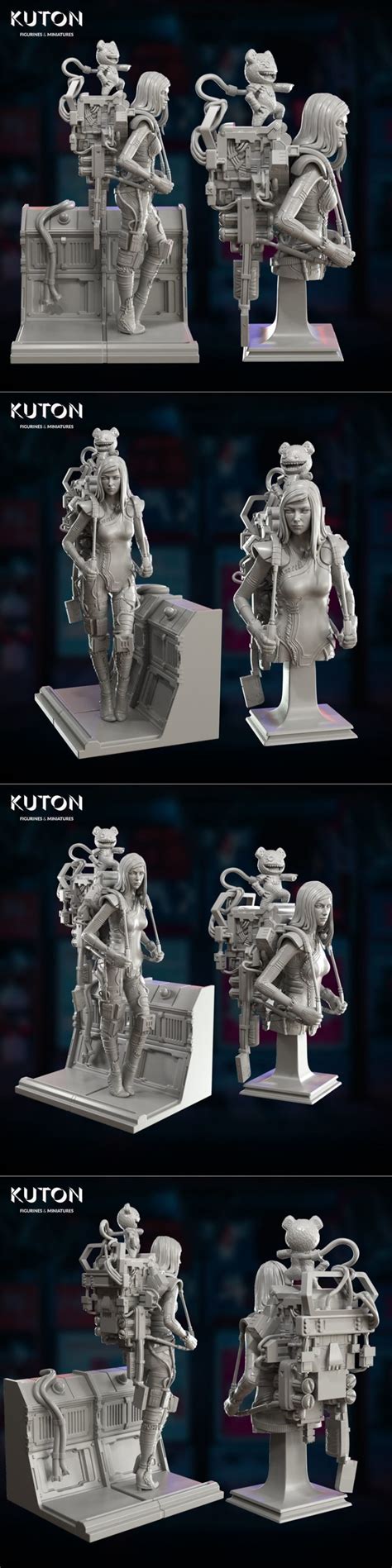 Desire FX 3d Models KUTON Lu And Vega 3D Print Model STL