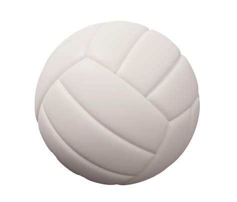 Voleibol Bola Blanca Icono 3d Render 3d Ilustración De Dibujos Animados