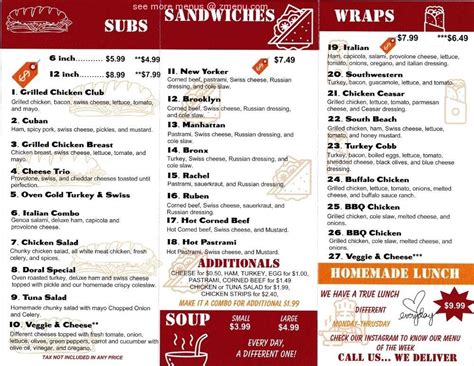 menu  doral cafe doral nw  st