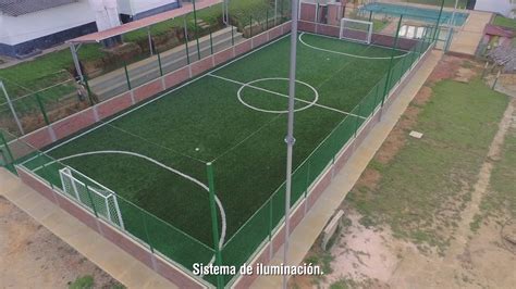 Construcción de una cancha sintética en centro Yariguíes municipio de