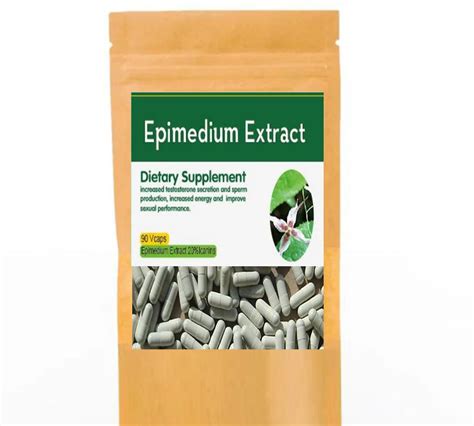 Horny Goat Weed Extract Epimedium Powder Capsule