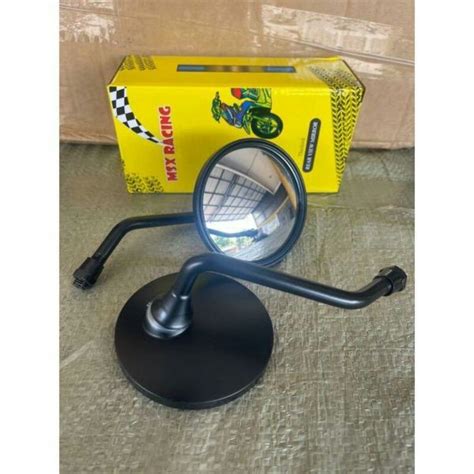 Jual Spion Retro Bulat Classic Kaca Cembung Hitam Sepion Klasik