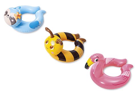 Bouée gonflable de piscine tête d animal à prix mini Intex