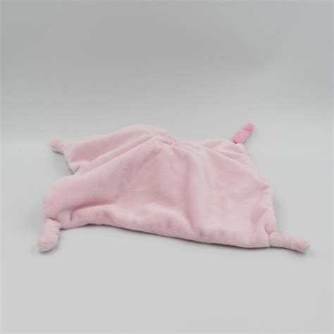 Doudou Plat Chat Rose Coeur Kimbaloo