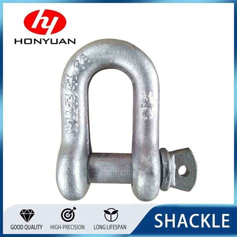 Galvanized Forged Screw Us Type G210 Screw Pin D Shackle China